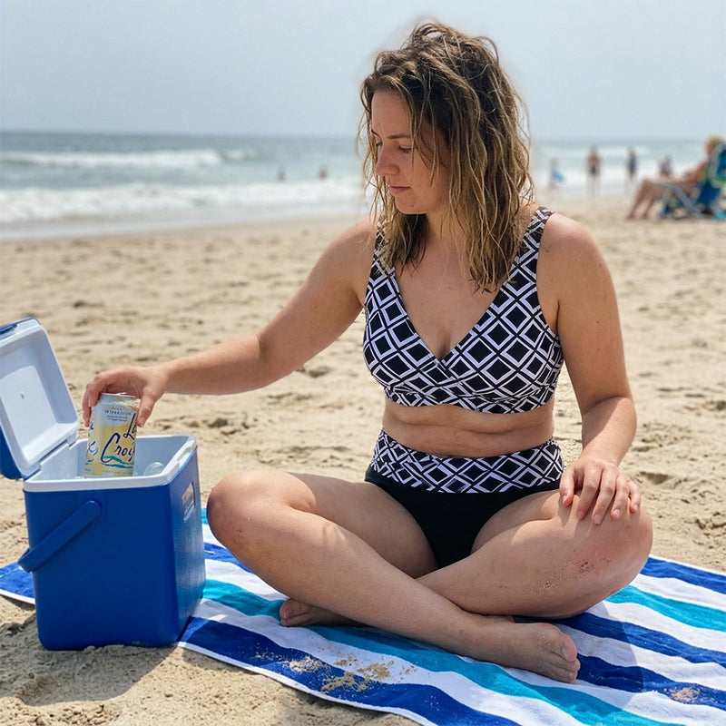 👙🌊Női magas derekú kétrészes bikini szett