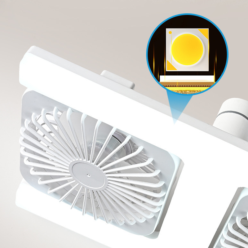 Modern 2 az 1-ben LED-es mennyezeti ventilátor-lámpa – távirányítóval ❄️💡🌀🏠