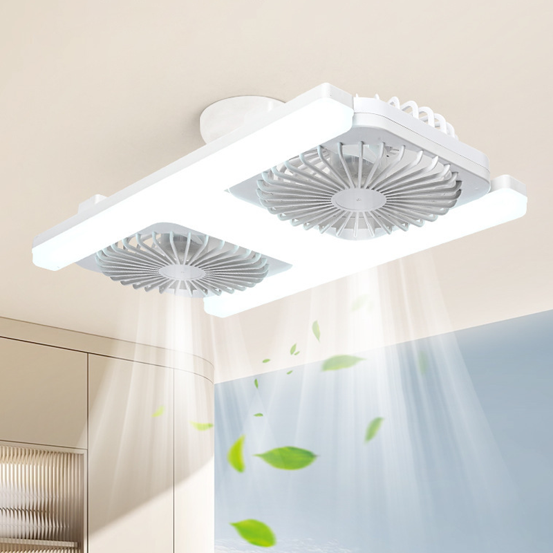 Modern 2 az 1-ben LED-es mennyezeti ventilátor-lámpa – távirányítóval ❄️💡🌀🏠