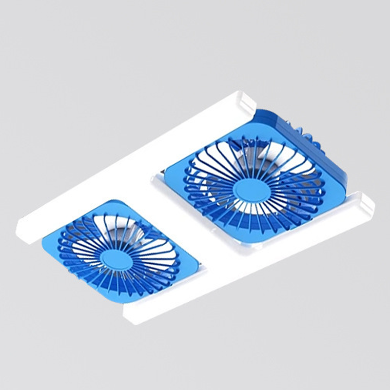 Modern 2 az 1-ben LED-es mennyezeti ventilátor-lámpa – távirányítóval ❄️💡🌀🏠