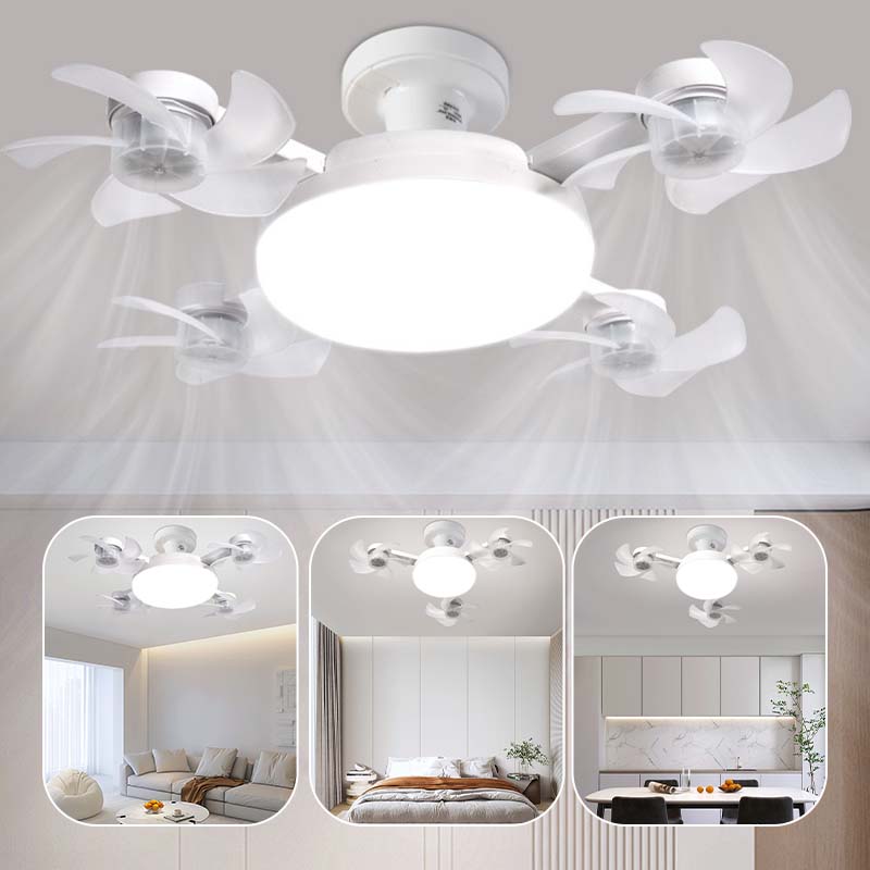🌀 50% kedvezmény💥Mennyezeti ventilátor LED lámpával és távirányítóval
