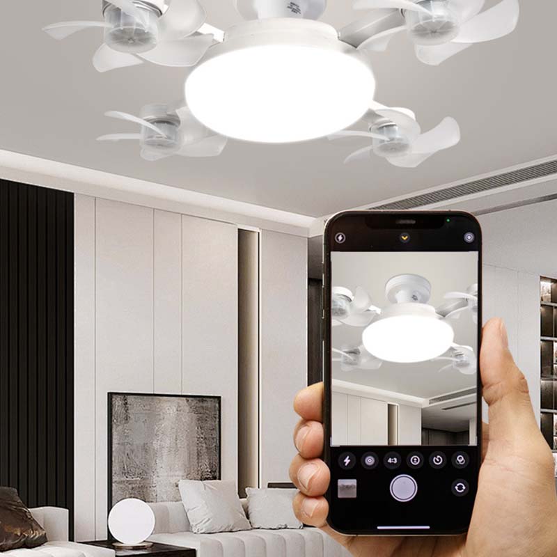 🌀 50% kedvezmény💥Mennyezeti ventilátor LED lámpával és távirányítóval