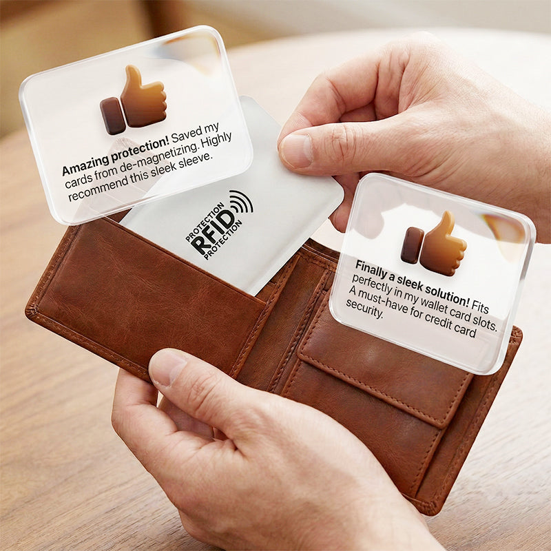 🛡️ MOST 50% KEDVEZMÉNY! 🔒 RFID-hitelkártya-védő – ultravékony alumíniumfólia, amely megakadályozza a leolvasást és a mágnesesség eltűnését 🧾