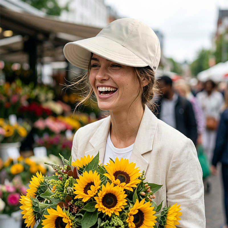 🌞 Női Napkalap UPF 50+ Védelemmel: Maradjon Árnyékban és Kényelemben – Raktáron! 🧢