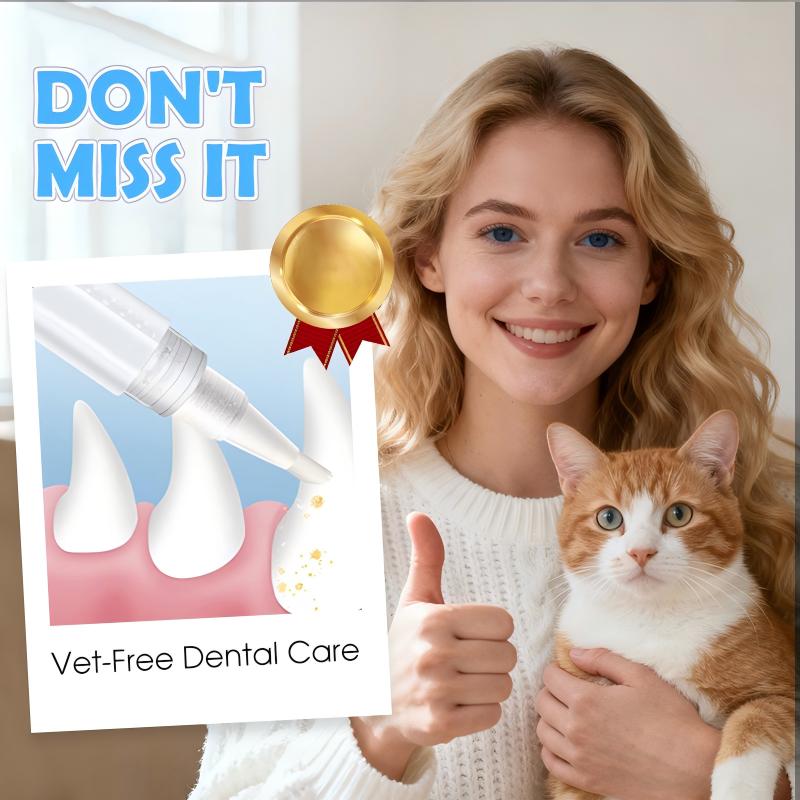 1+2 ingyen🐱Kutyák és macskák számára készült fogkőeltávolító szer✨🦷