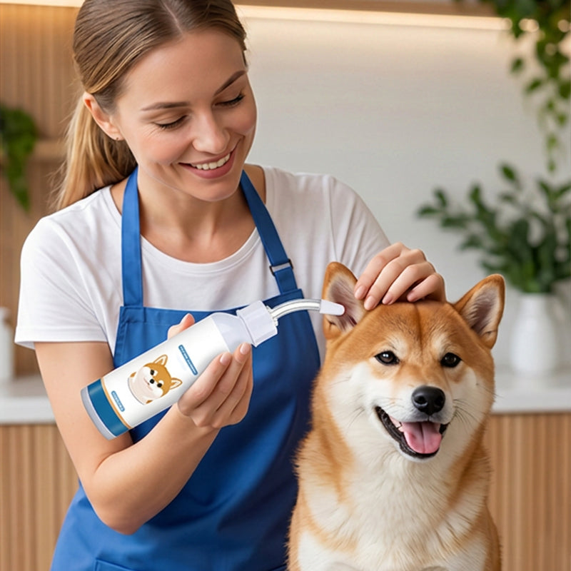 🐶 🧴 Gyengéd kisállat fültisztító – Csillapítja a viszketést, eltávolítja a fülzsírt és a kellemetlen szagokat – Tökéletes kutyák és macskák számára 🐱