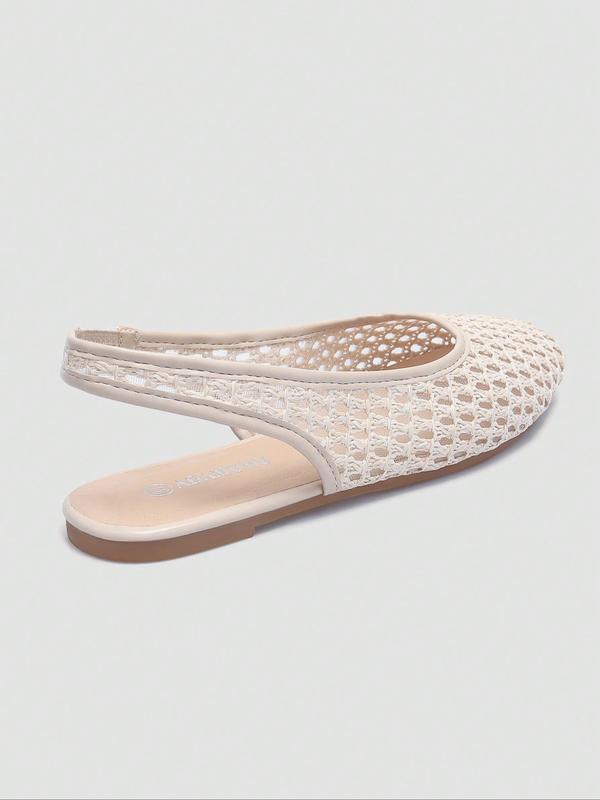 👡🌸 Női fonott nyitott sarkú szandál – Elegáns fonott textúra, amely azonnal francia sikket és laza eleganciát kölcsönöz ✨