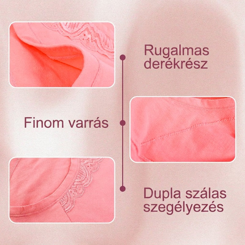 【✨1 + 3 ingyen -4 db】💝2026-os új modell, plusz méretű alsónemű – 100% pamutból, kényelmes
