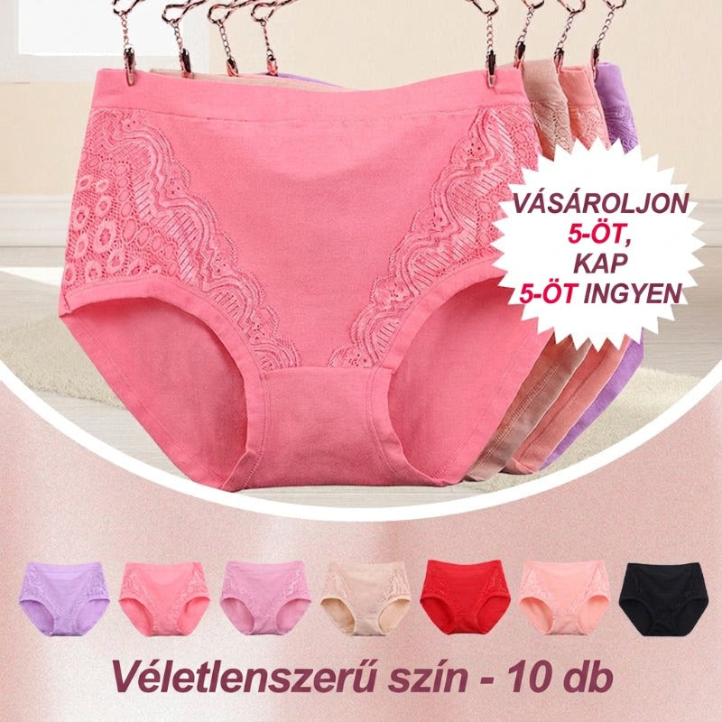 【✨1 + 3 ingyen -4 db】💝2026-os új modell, plusz méretű alsónemű – 100% pamutból, kényelmes