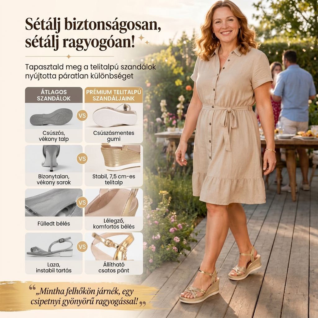 👡🌬️ Női nyitott orrú, bokapántos ékelt szandál – Magasságnövelő és kényelmes (EU 35-42) ✨