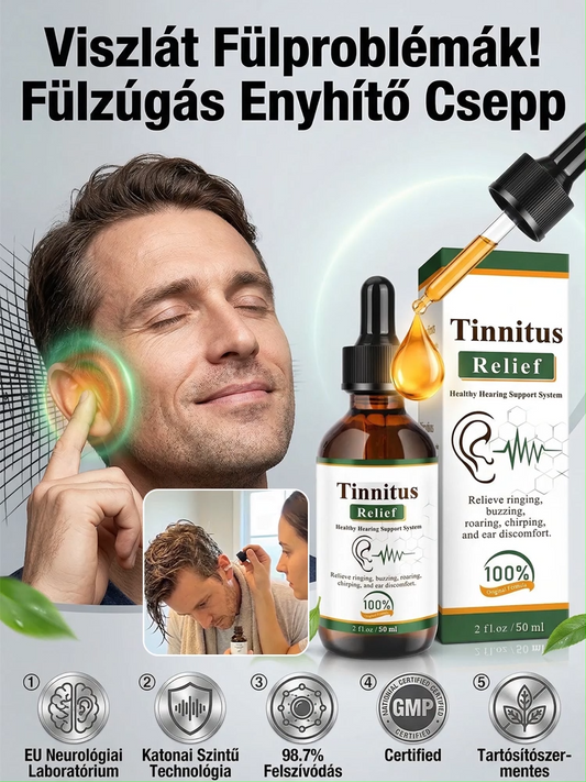 【Búcsú a fülproblémáktól】Fülfájdalom enyhítő cseppek